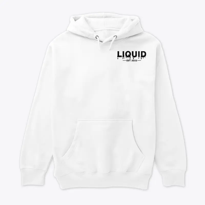 Liquid White Hoodie